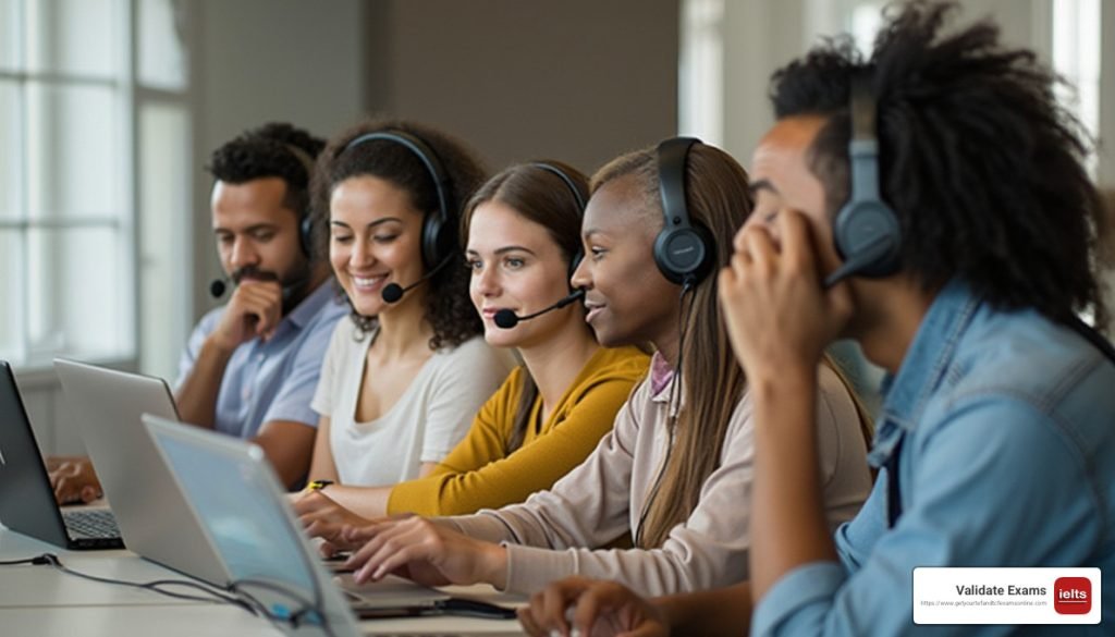 pte speaking practice test online free with score