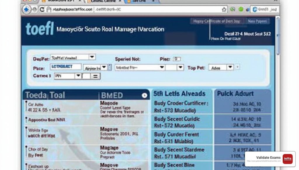 toefl ibt certificate number