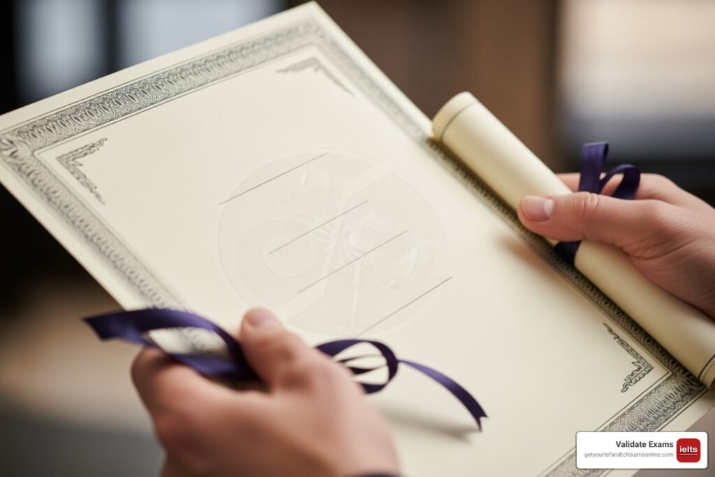IELTS certificate validity