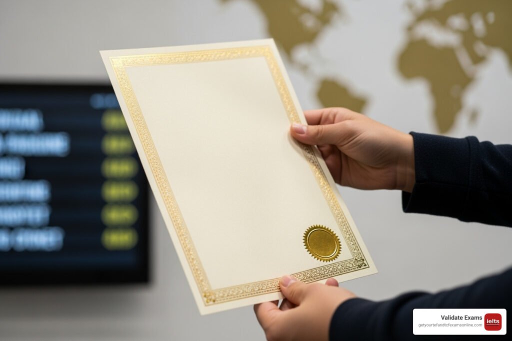 obtain language certificate