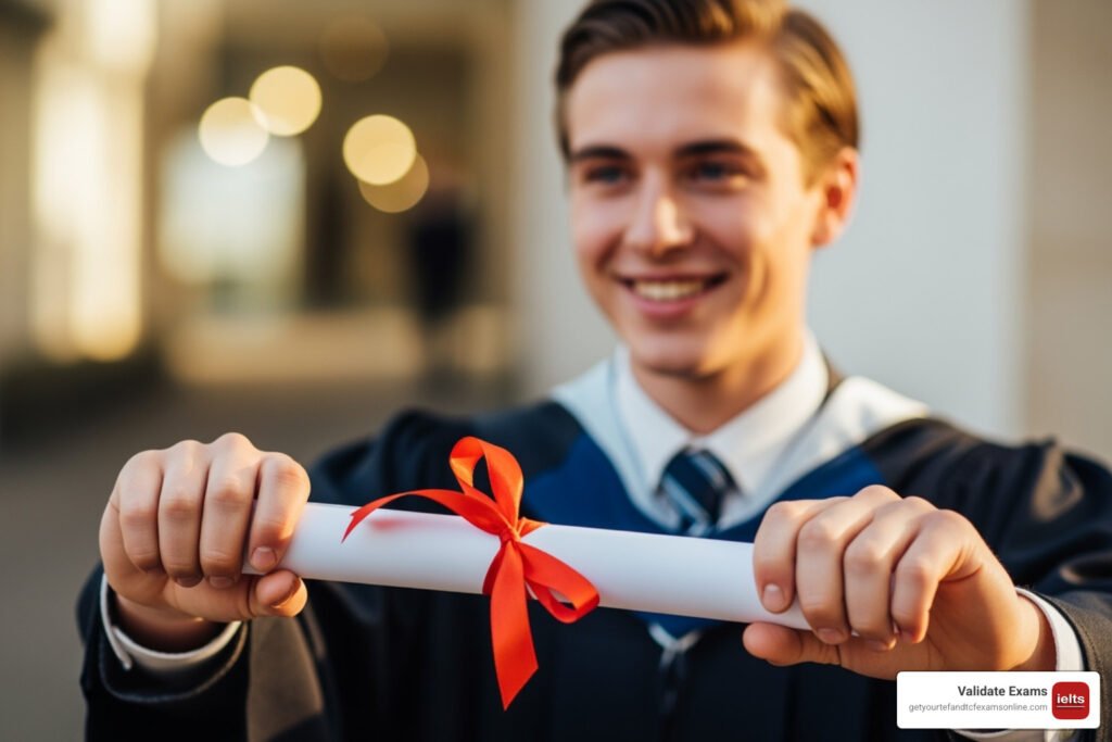 Get TOEFL certificate
